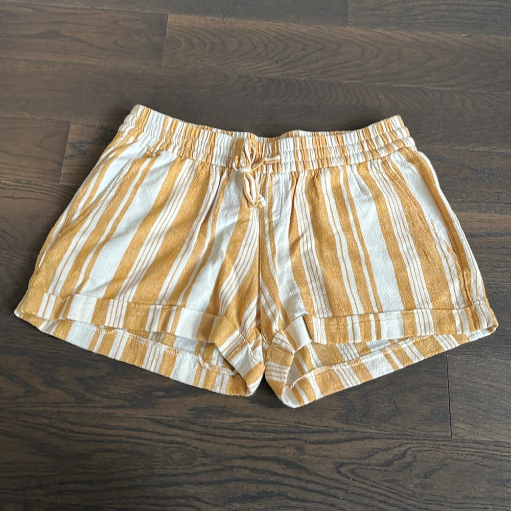 Old Navy Linen Blend Striped Shorts